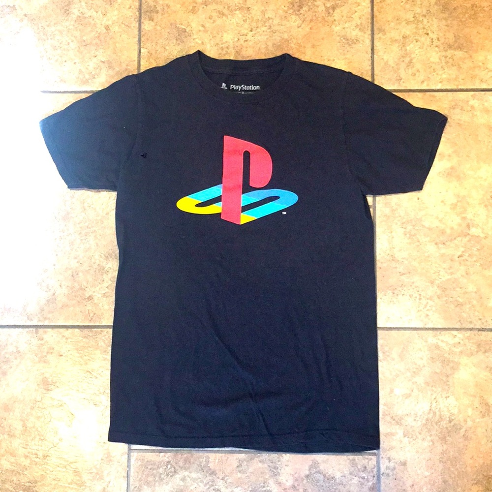 PlayStation promo t tee shirt small Sony vintage